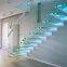 stainless steel glass staircase