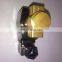 GOGO Normally open 0-7bar Brass high temperature steam 2 way solenoid valve 1/4 inch 220V AC Orifice 4mm FKM direct acting