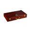 Piano Painted Wooden Wine Bottle Suitcase Box Printed Logo Single Malt Whiskey Gain Packaging Gift Box For 6 Glass Bottles