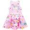 Baby girls Summer Princess unicorn costumes party Dresses Childrenswear Wholesale