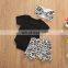 0-18M Newborn Infant Baby Girls Boys Clothes Sets Shorts Sleeve Romper Tops+Shorts+Headband