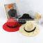 10colors High Quality Black Graffiti Fedora Hat Casual Solid Jazz Hat Women Large Brim Autumn Fashion Fedora Caps