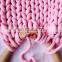 OHHIO hand-knitted blanket can core yarn round cloth thick wool DIY blanket yarn filled cotton yarn