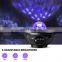 2020 New Arrivals 5V USB Laser Ocean Wave  Bluetooth Speaker Galaxy Sky LED Night Light Starry Projector for kids Christmas Gift