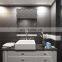 Factory customized shape wall mounted decorative fancy bathroom mirror