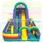 Amusement Outdoor Inflatable Water Slide With Pool For Kids Water Park Games