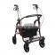 Health Rollator Rolling Medical Walker with Storage and Soft Seat