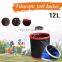 11L 12L New Thickening Portable Folding Bucket Outdoor Camping Car Storage Container Wash Car Mop Fishing Bucket Cleaning Tools