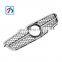Gloss Chrome Silver W204 Grill for C class W204 C63 AMG front grill