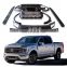 Dongsui New Arrival Facelift Steel Front Bumper Side Step Body Kit for Ford F150 2021