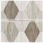 Foshan 600x600 wood pattern fashion shape bathroom matte finish anti-slip ceramic tiles manufacture porcelain tile