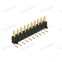 Dnenlink 3.00mm pitch Single Row H4.0mm Right Angle  Male Header DIP type PogoPin headerWith Peg