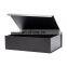 Luxury bulk 25pcs stock black duvet bedding products packaging magnetic closure gift boxes