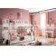 Girls bedroom furniture set modern designs extra storage solid wooden kids bed children bunk beds