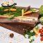 Large Walnut Cherry Maple Wood Combination Cutting Board Reversible with Sorting Compartment 17x13x1.1 in