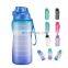 32oz portable motivational eco friendly protein sports outdoor hiking colorful  jug bottle 500ml