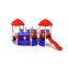 new design castle theme kids plastic amusement kindergarten outdoor playground equipment for children