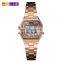 SKMEI 1415 Lady Digital Stainless Steel Watch Week Date Luminous Alarm