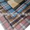 Polyester-cotton plaid fabric brushed fabric woven fabric plaid