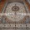 8x10 ft Hot sale room decor medallion round silk carpets