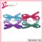 Cotton dot ribbon bow hair accessories wholesale cheap hair barrettes for girls