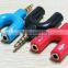 Y Splitter Adapter Cable Male 3.5mm to 2 Female 3.5mm Socket Earphone Extension Cable