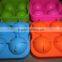 FDA&SGS 4pcs Silicone Ice Ball Mold Maker, Silicone Whiskey Ice Ball Mold Cheap Silicone Ice Ball Tray