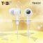 2015 Dropship consumer electronic top quality unique mini plastic super bass earphones earbuds