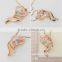 Fashion new arrival charms color crystal glass fox shape bottle pendant necklace P0012