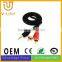 Gold plated 3.5mm headphone jack y splitter audio adapter cable audio cable voice box/computer