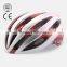 Unique design safety eps integrally molded led light bicycle helmet