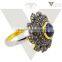 Pave Setting New Design Sapphire Ring 925 Sterling Silver sapphire Ring Handmade Jewelry