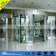 KBB HOTEL entrance 2 wing revolving door, safety glass, aluminium frame, stainless steel surface, CE UL certificate