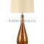Slender color glass table lamp