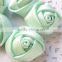 Small Fabric Rose For Hair,Handmade Satin Flower Rose