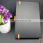 black emboss cover mole skin notebook with two ribbons