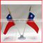 Chile table flag,14*21cm blue white red flag,country flag with sucker