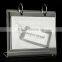 V Shape Transparent Acrylic Calendar Stand Holder