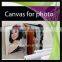 Glossy Non-woven cloth photo paper the kiss canvas