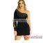 Classic Wholesale Turquoise Roses Print Off-the-shoulder Women Party Dresses