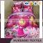 HD Printed Brushed Velvety Microfiber Bedsheet Bedding Set Ripple Design