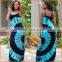 Speed to sell through the Amazon 2016 European and American dress Printed Dress with a thin strap dress skirt
