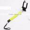 Top selling in stock Foldable Selfie Stick With tripod,Wired Selfie Stick with Cable all in one monopod for Andriod and IOS