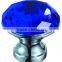 Modern crystal gemstone cupboard pull handles / decorative cabinet knobs crystal