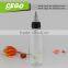 CEGO packing supplier 120ml PET twist bottle, 100ml/80ml/60ml/50ml/30ml in stock, color OEM