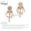 Jewelry Fashion Gold Earring, Fashion Earring, Alloy Dangle Skull Earrings Jewelry