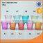 2016 new design candle holder colorful glass for Holiday decoration wedding table centerpieces