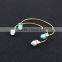 2015 Newest Metal Natural White Stone Adjustable Open Bangle