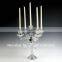 Import India crystal glass candle holder for wedding table decorations