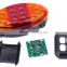 high quality Remote Controlled LED Bicycle Warning Light